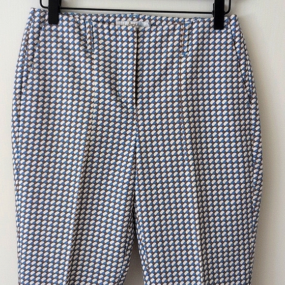 Boden Womens 4 Dress Pants Trousers Blue Brown Casual Contemporary Office Preppy - Picture 3 of 8